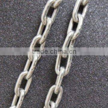 10mm Link Chain Stainless Steel, DIN5685A Short Link Chains, Made of AISI304/316 Stainless Steel.