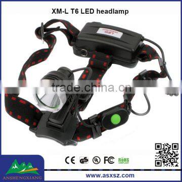 CLAIRVOYANCE 1xCREE XML T6 LED Headlamp Rechargeable LED Light Head Lamp