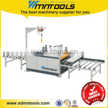 Wood texture paper / pvc sticking machine