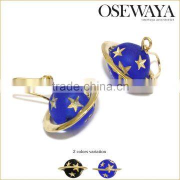 fast moving fashion jewerly beautiful space motif earrings no moq