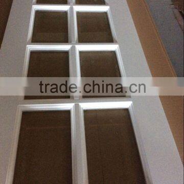 White Painted Arched Interior French Door With Glass & MDF Panel photo-4