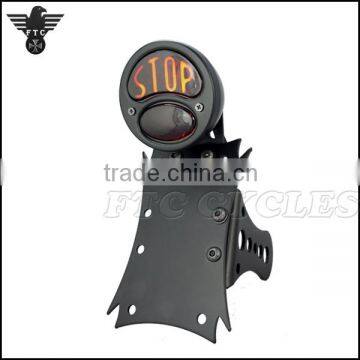 Classic Custom "STOP" Motorcycle License Plate for Harley