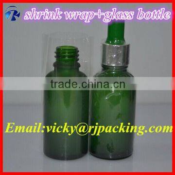 e liquid bottle with shrink wrapping