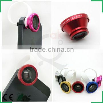 camera accessories cell phone circle clip lens fisheye lens 180 degree