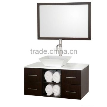 36" Wall-mounted Wash basin cabinet bathroom furniture