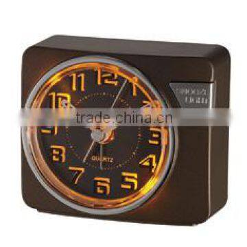 3D Arabic Numbers Touch LED Light Travel Alarm Clock photo-3