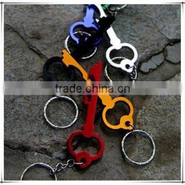 Watower key shape metal bottle opener Keychain