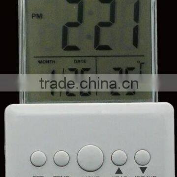 LED AC Clock Night Light