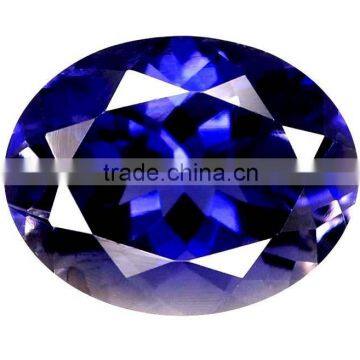 Iolite Faceted Oval Semi Precious Gemstones
