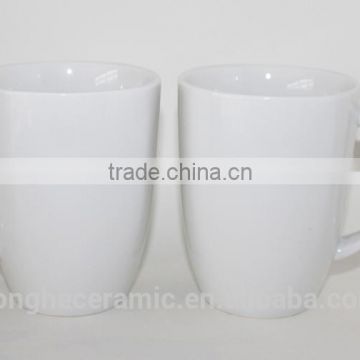 Factory wholesale printable whiteness custom porcelain coffee mugs