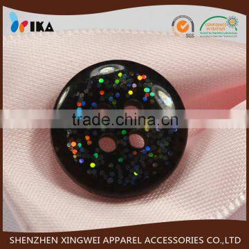 colored plastic resin flash button for garments