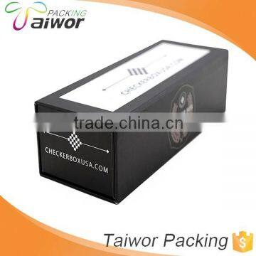 Taiwor Custom Logo Printing Coated Paper Black and White Slide Paper Gift Box