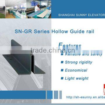 Guide rails, elevator guide rail shoes, linear guide rail, Elevator parts, SN-GR