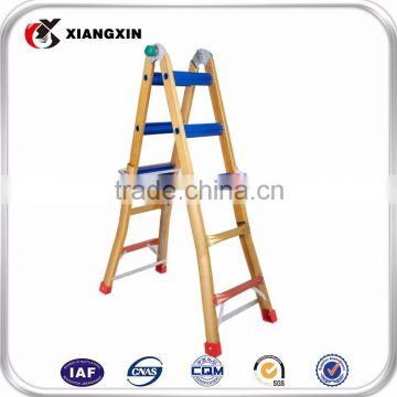 domestic colored aluminium double 4x3 decoration wall quick step ladder