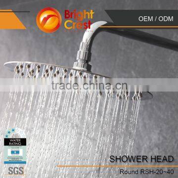 Silver Plated Ultra Thin Massage Shower Head