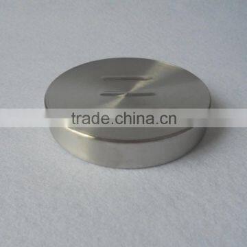 Elegant double stainless steel soap dish