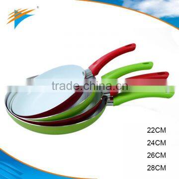 22cm 24cm 26cm 28cm ceramic coating aluminum pressed frying pan