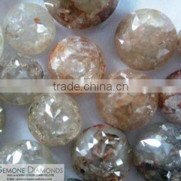 earthmined opaque icy rose cut diamonds