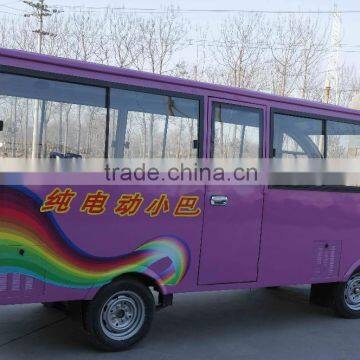 widely used electric sightseeing bus!!! with bilayer thermostability glass steel