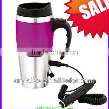 16oz Double Wall Electric Stainless Steel Travel Mug