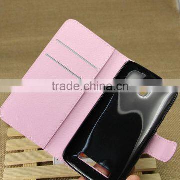 Fashion hot sell leather cover case for htc desire 500