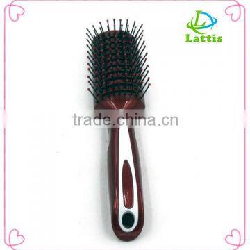 professional fashion colorful plastic detangling hair brush comb