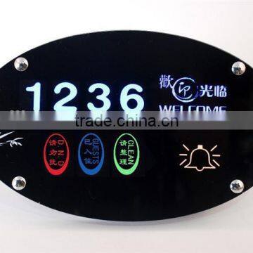 Hot Selling OEM&ODM Fashion Electronic Hotel Room Ceramic Door Number Plaques With Low Price photo-5