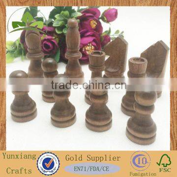 wooden quality natural international chess pieces