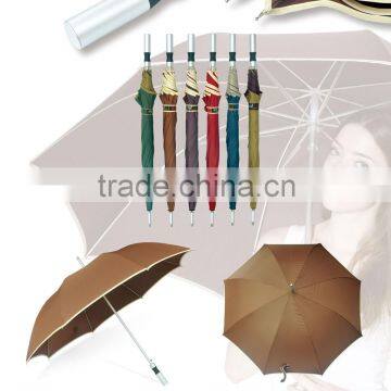 8K bright yellow cheap sun and rain straight Umbrella , buy bulk large market wholesale cheap white umbrellas