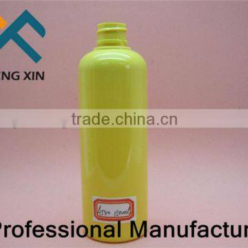 PET transparent bottle with flip top or disc top