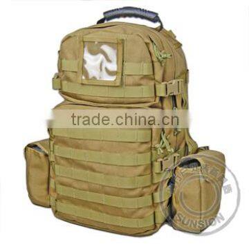 Tactical Backpack 1000D Nylon Molle System Cushion Pad Waist Fastening