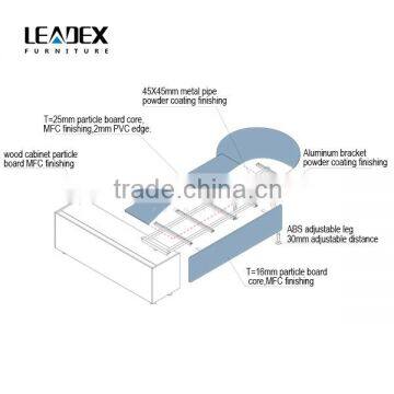 Elegant Modern Executive Office Table Design/Solid Surface CEO Executive Desk photo-6