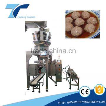 TOPY-MDP Meat Ball and Soup liquid Filling and Sealing packing machine