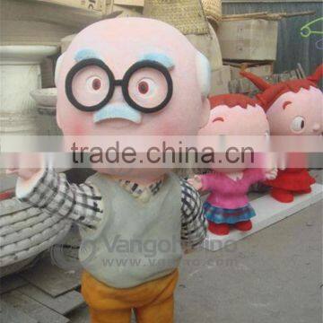 VGD-837 Large sculptures playground abstract paint for outdoor Amusement Park Fiberglass Cartoon Character Figure