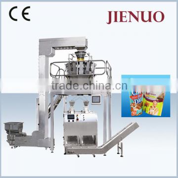 Double position stand up pouch tea packing machine