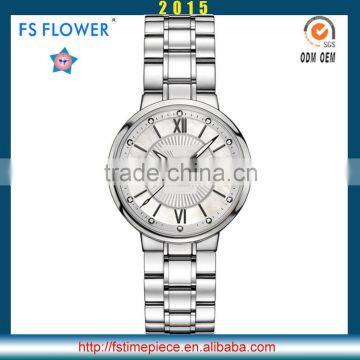 FS FLOWER - UAE Market Fashion All Gold Plated Watch For Laides Japan Movement Stainless Steel Watch photo-3