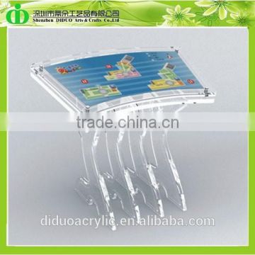 DDL-0048 Trade Assurance Shenzhen Factory Wholesale SGS Test Modern Acrylic Map Display Stand