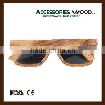 2016 Wood Layered Sunglasses and Wood Frame TAC Lenses High Quality Wood Sunglasses