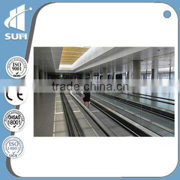 Speed 0.5m/s aluminium step indoor VVVF moving walkway