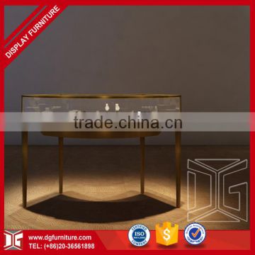 High End Luxury Modern Wood Stainless Steel Jewellery Showroom Shop Counter Design