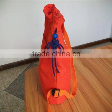 China Manufacturer high quality drawstring canvas backpack with China knots for young people