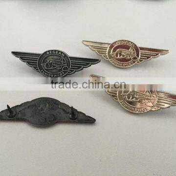 Metal Pin Badge,pilot Pin Badge,plane Pin Badge,metal Lapel Pin photo-2