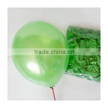 10 inch 2.2 g latex party decoration metallic balloon