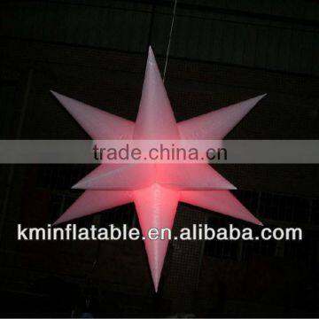 red inflatable star