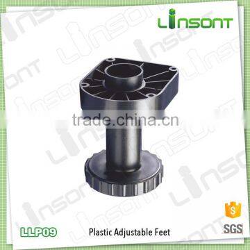 High quality plastic adjustable cabinet risers fixing for cabinet