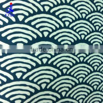 N/C Spandex Interwoven Fabric Pigment Printing Ridge Design