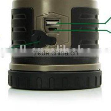 Rechargeable Portable LED Torch Flashlight Lantern With USB Charging Port photo-4