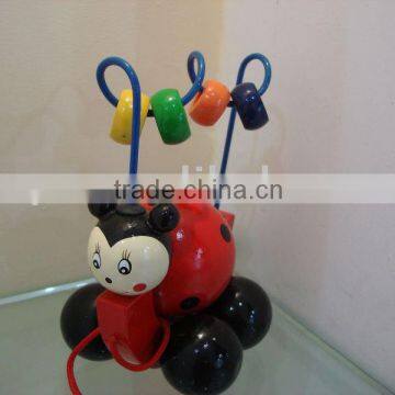 wooden toys (ladybug )