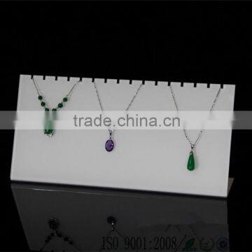 high quality factory direct professional white acrylic jewelry display