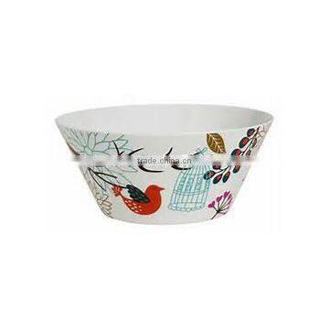 Food safty 100% Melamine round bowls set popular in Europe & the USA for houseware